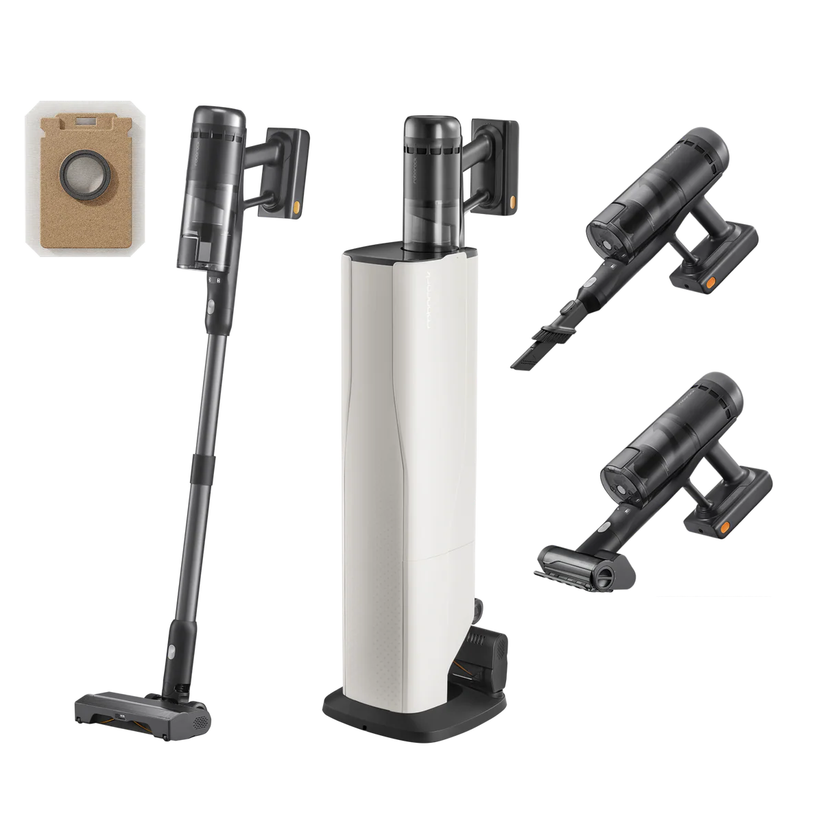 Roborock H60 Hub Ultra sladdlös dammsugare med sugstation