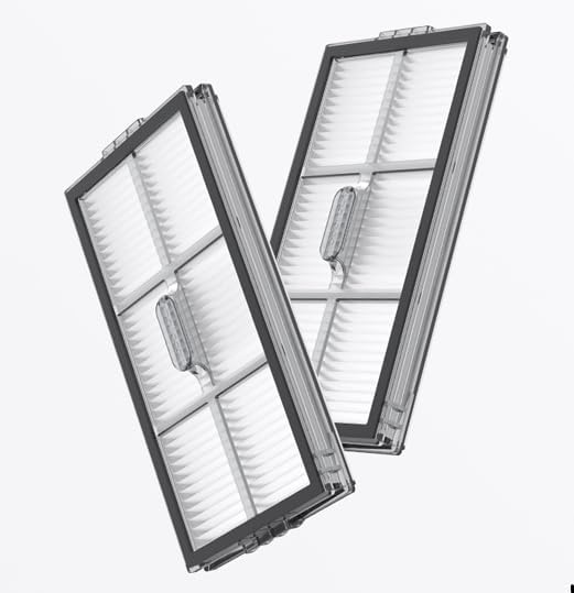 Roborock tvättbart filter 2 st. för Roborock Saros 10R, Qrevo CurvX, Qrevo Curv 2 Pro